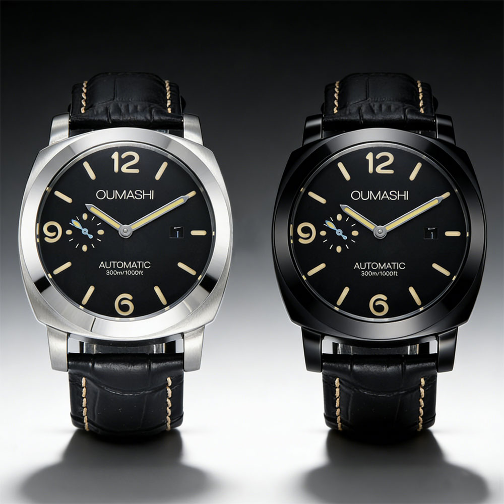 Stainless Bracelet Diver - 44mm メンズ腕時計 シーガル ST2555 ムーブメント ステンレススチールケース