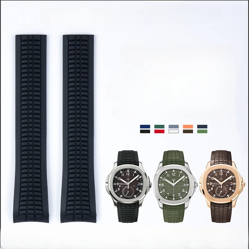 Patek Philippe Watch Aquanaut - スチールとシリコンのウォッチバンド,高品質の製品,20mm, 21mm