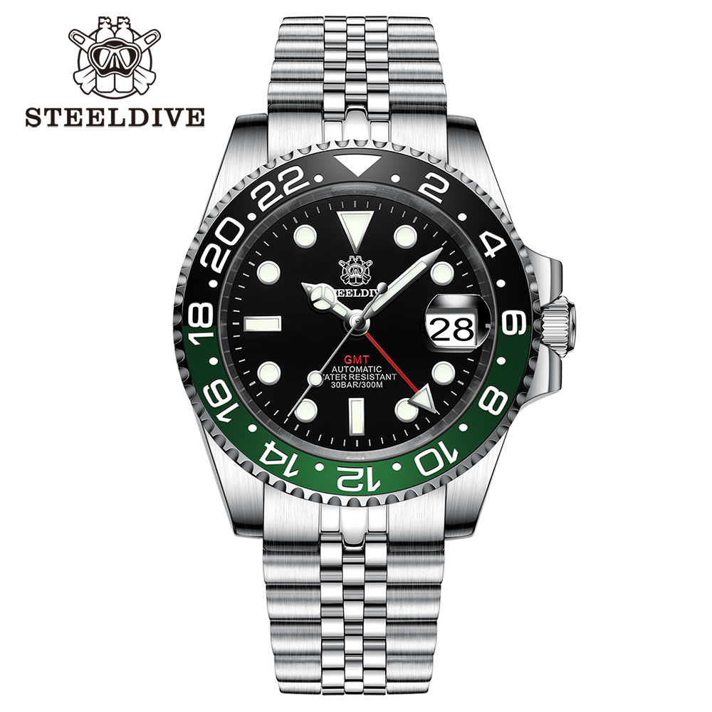 Seiko Watch 5 Sports - STEELDIVE SD1993 V2 双方向セラミックベゼル 41MM 超高輝度