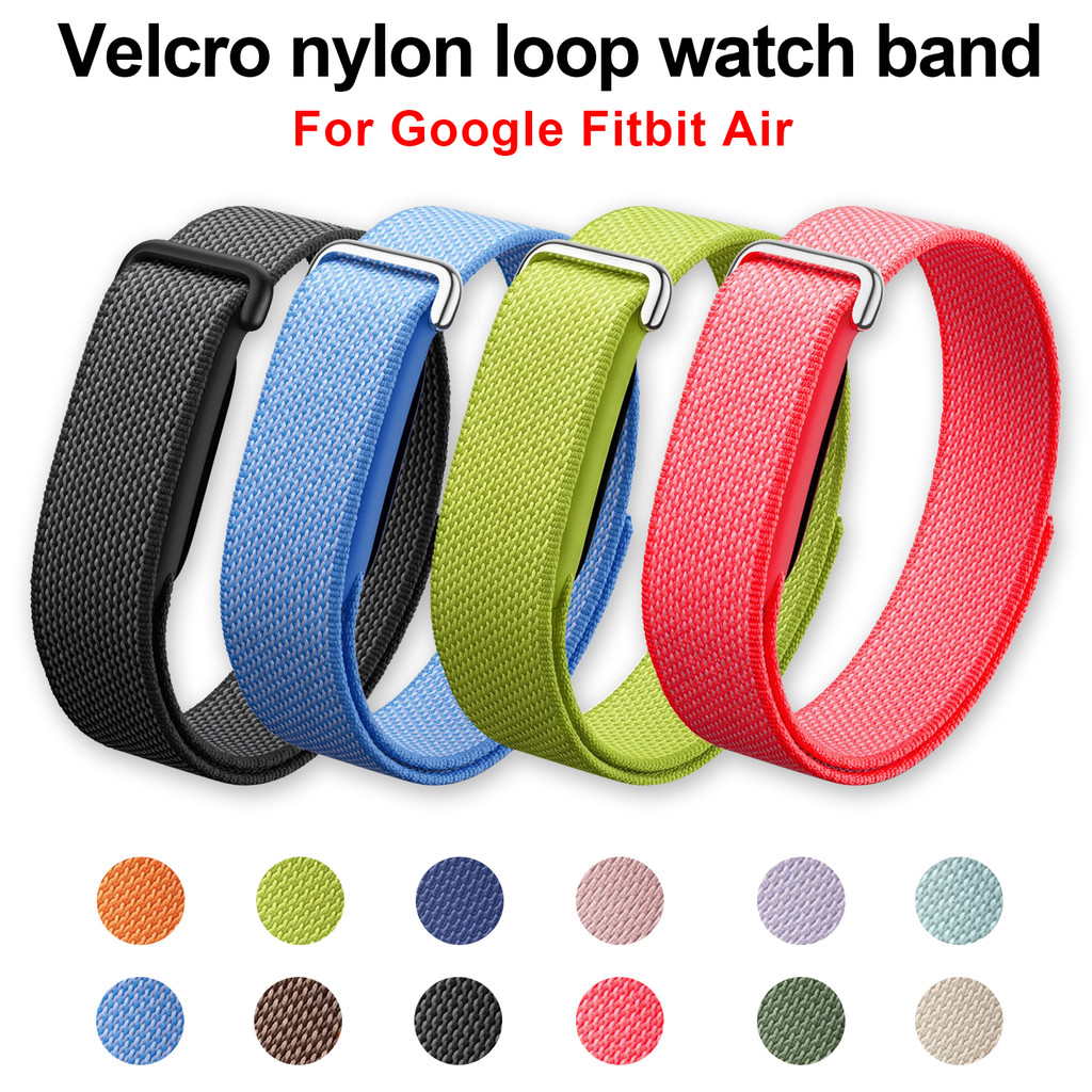 Sport Loop Velcro - Google Fitbit Air用ウォッチバンド ベルクロ ナイロンループ スポーツ