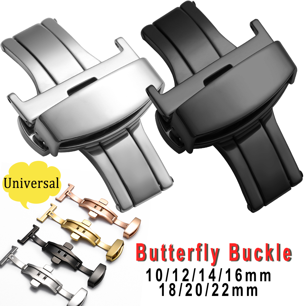 ステンレス鋼ユニバーサルバタフライバックルアクセサリー 10 - Butterfly Clasp Deployant のレビューと価格