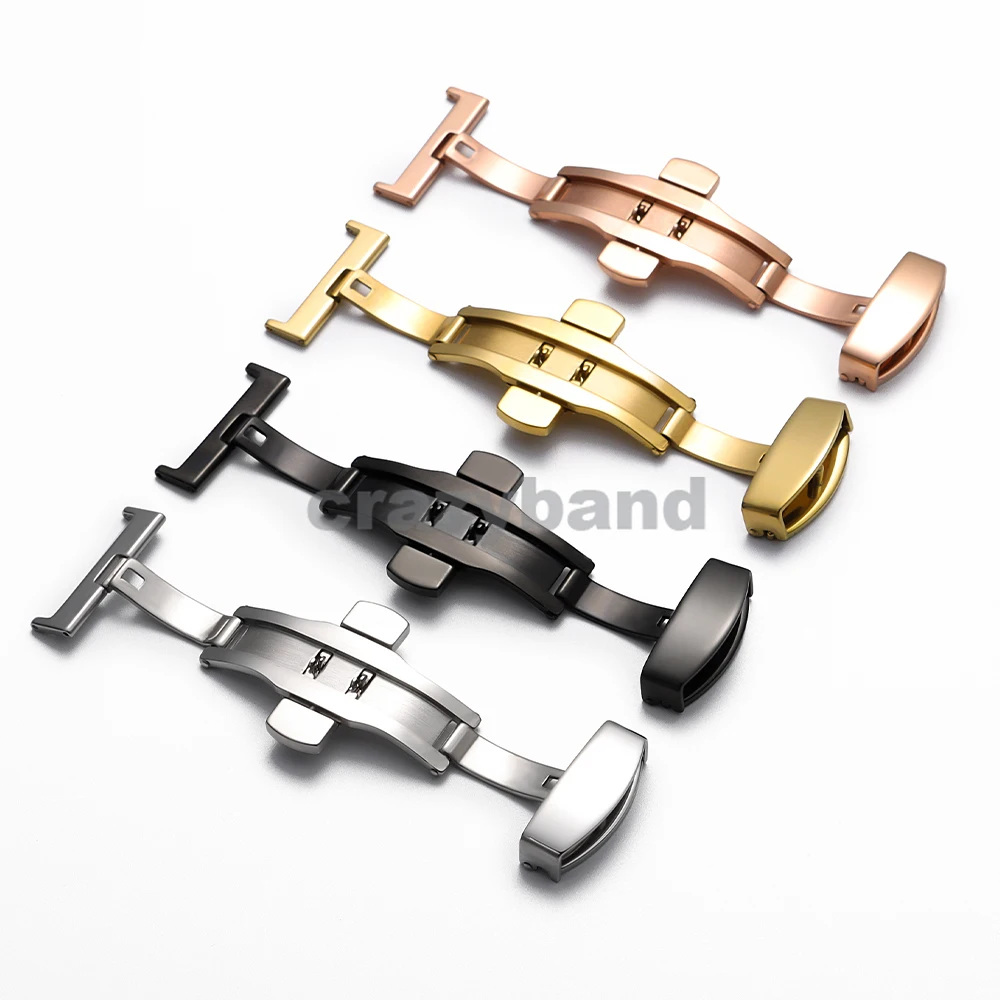 ステンレス鋼ユニバーサルバタフライバックルアクセサリー 10 - Butterfly Clasp Deployant のレビューと価格