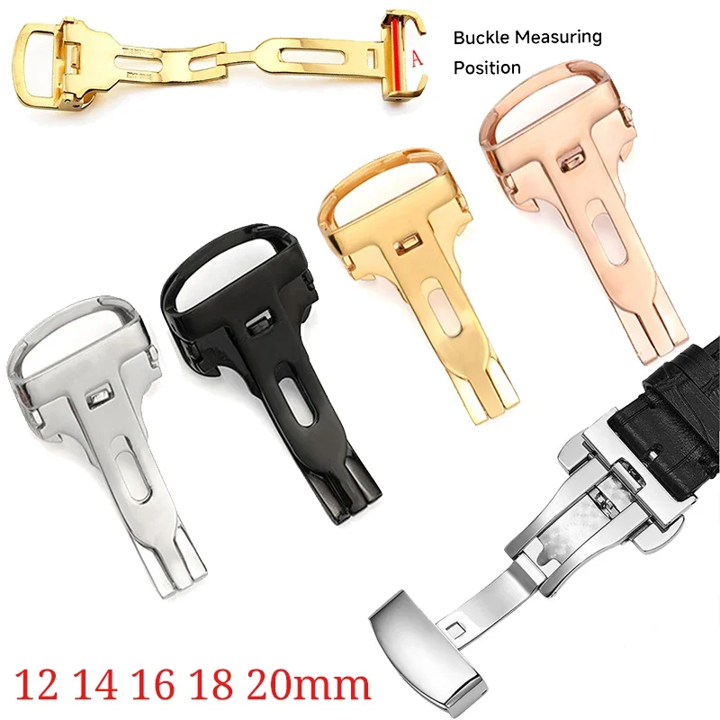 ホットウォッチバックルステンレススチールウォッチ腕時計バタフ - Butterfly Clasp Deployant のレビューと価格