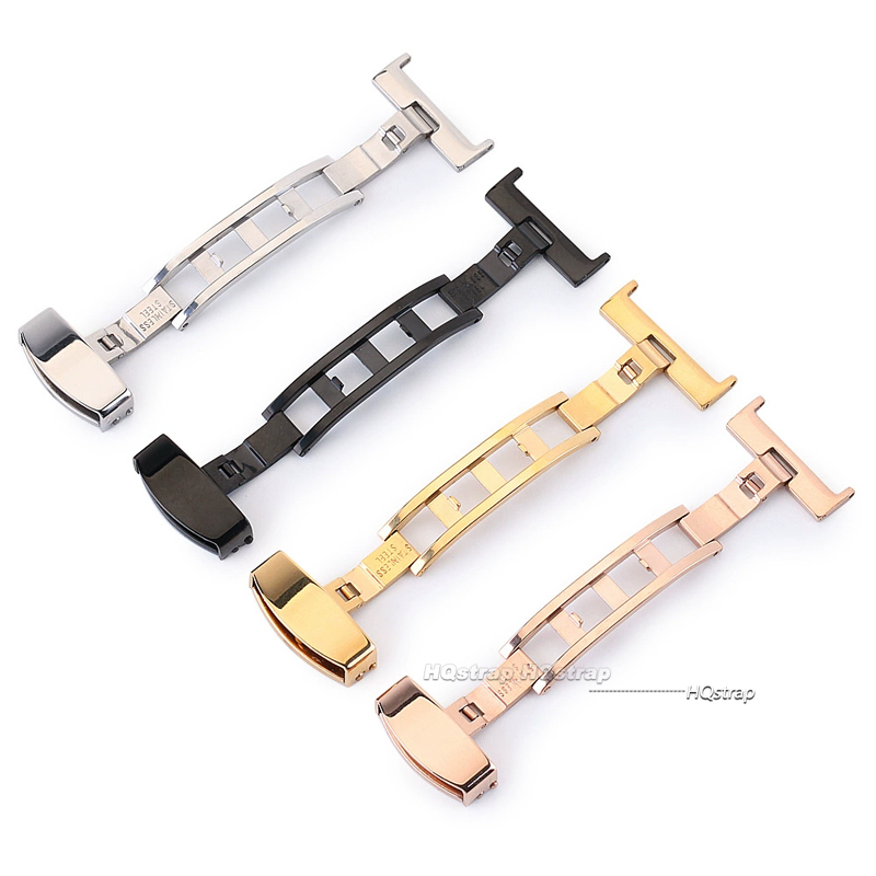 316L ステンレス鋼バタフライバックル時計バンドポリッシュ - Butterfly Clasp Deployant のレビューと価格