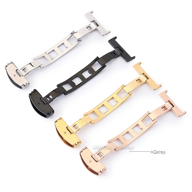 316L ステンレス鋼バタフライバックル時計バンドポリッシュ - Butterfly Clasp Deployant のレビューと価格