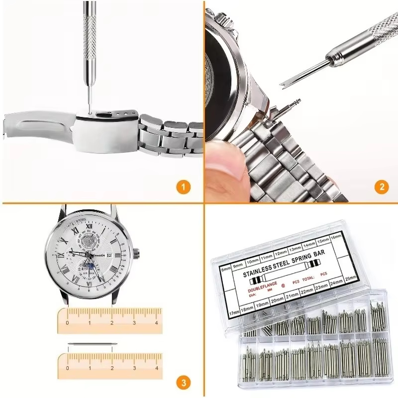 270 個のステンレス鋼スプリングバーセット直径 1.5 ミ - Spring Bar Tool Set のレビューと価格