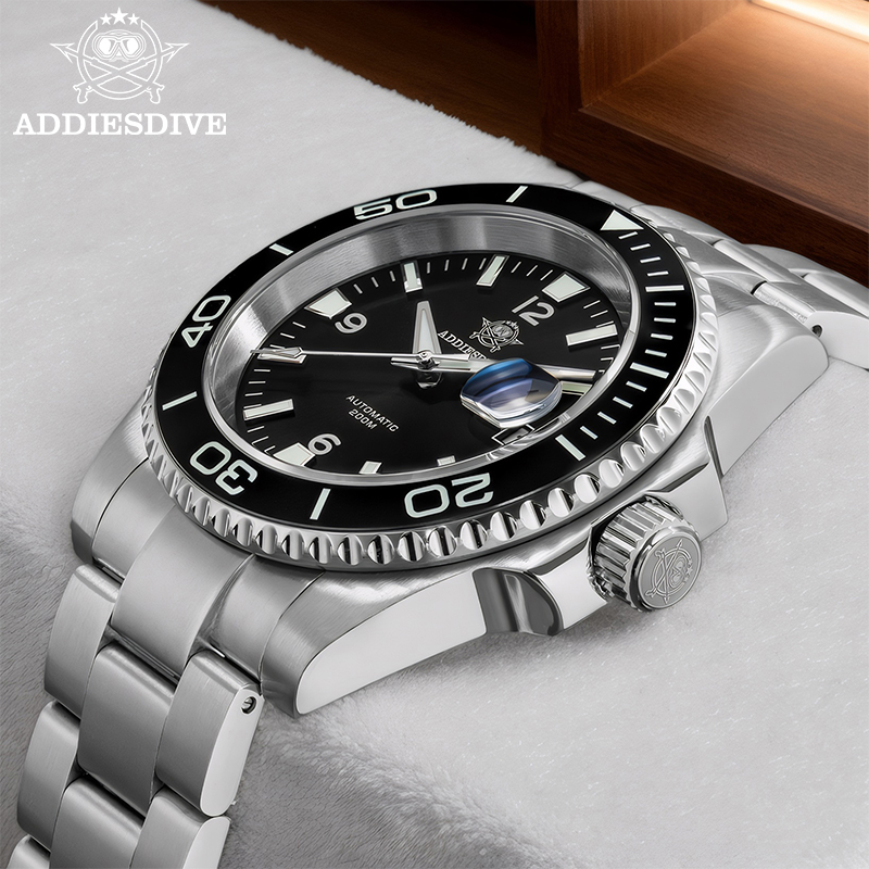 ADDIESDIVE 新しいダイビングギフト腕時計メンズ 8 - Stainless Bracelet Diver のレビューと価格