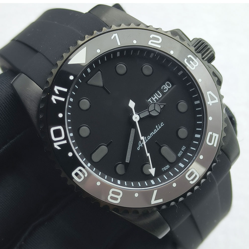 40MM NH36 腕時計 ブラック メンズ ステンレススチ - Stainless Bracelet Diver のレビューと価格