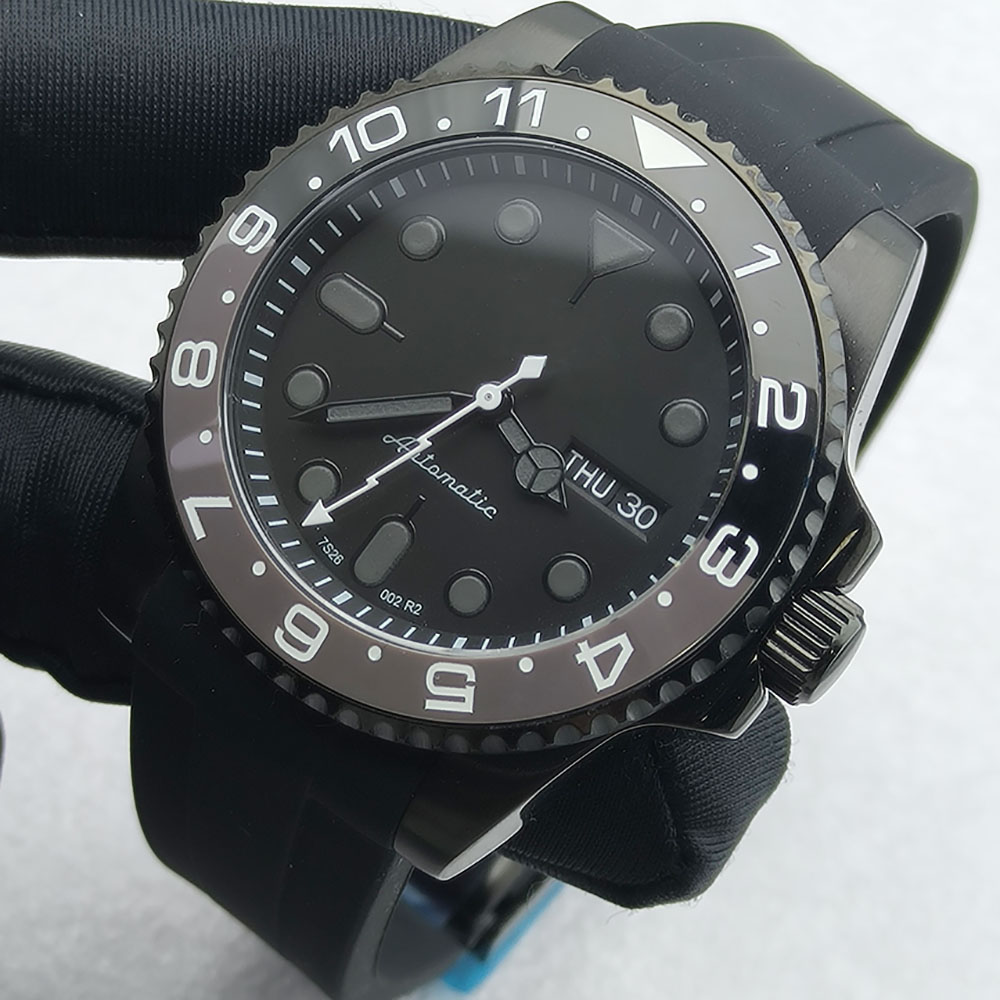 40MM NH36 腕時計 ブラック メンズ ステンレススチ - Stainless Bracelet Diver のレビューと価格
