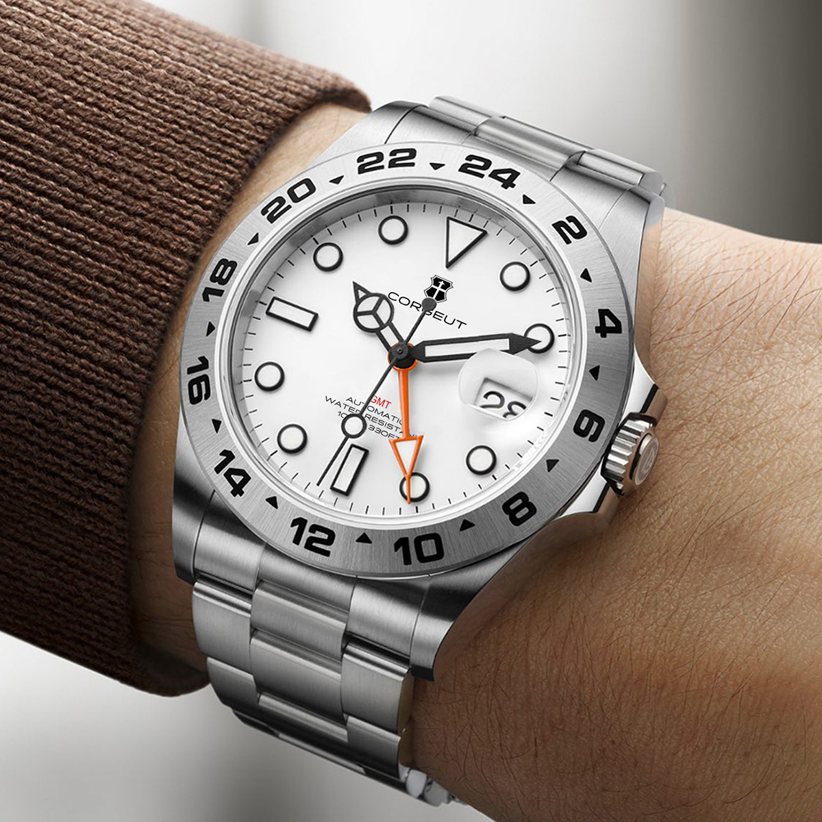 カスタムラグジュアリー 39mm NH34 自動巻き機械式  - Stainless Bracelet Diver のレビューと価格