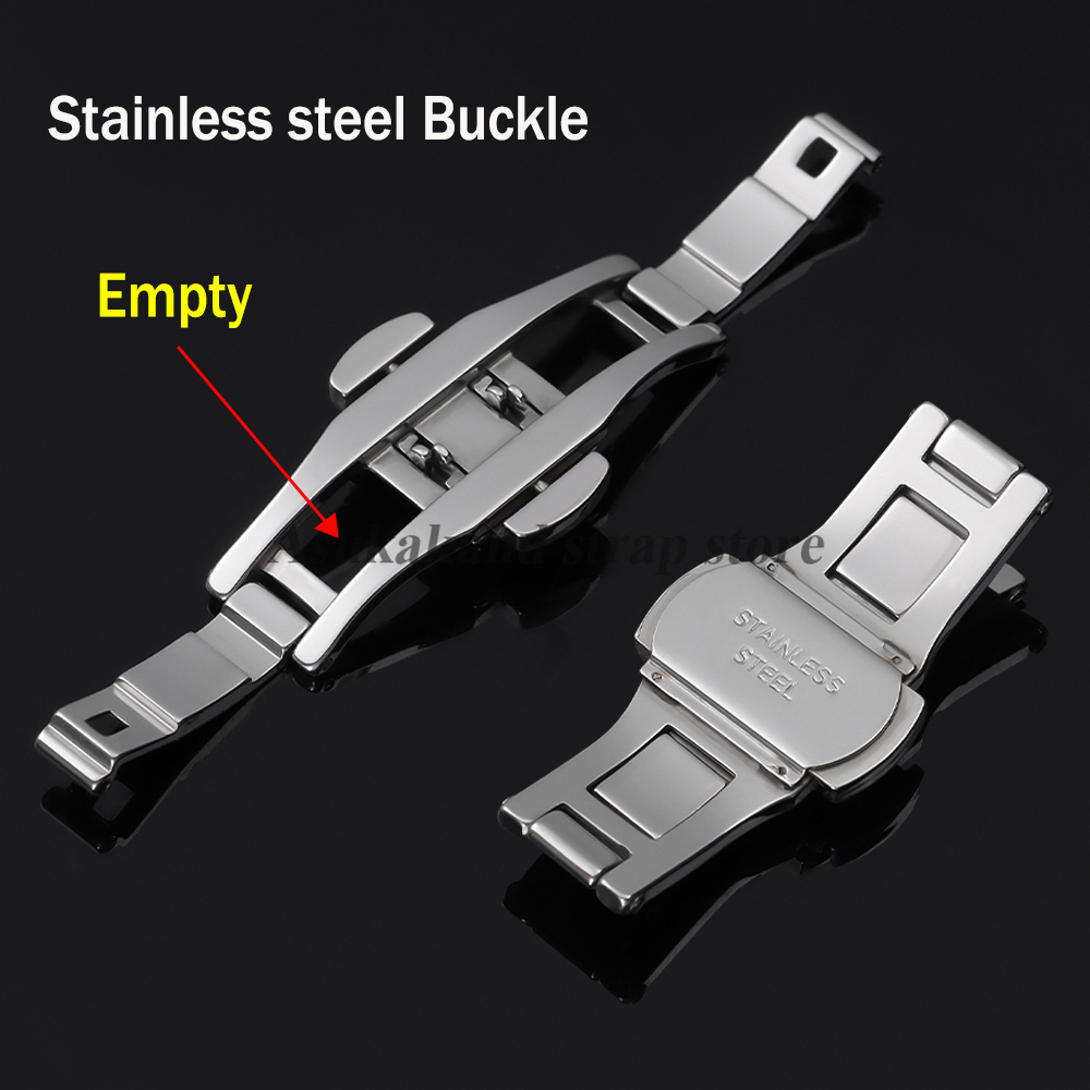 ステンレス鋼バタフライバックル時計ボタン時計バンド 4 ミリ - Butterfly Clasp Deployant のレビューと価格