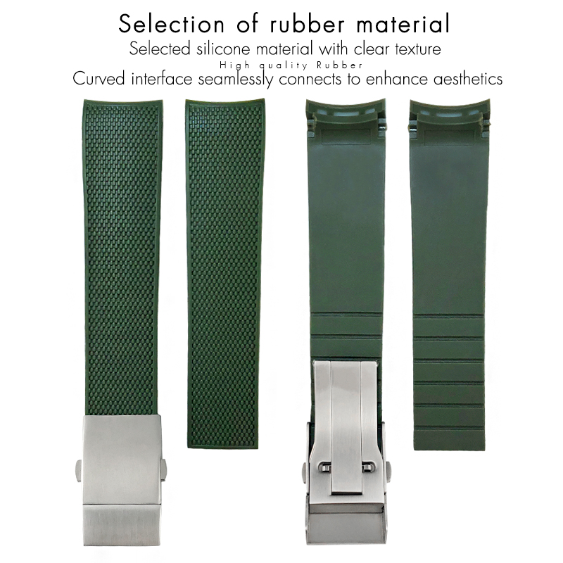 21 ミリメートル 19 ミリメートル 20 ミリメートルゴ - Rubber Strap Diver のレビューと価格