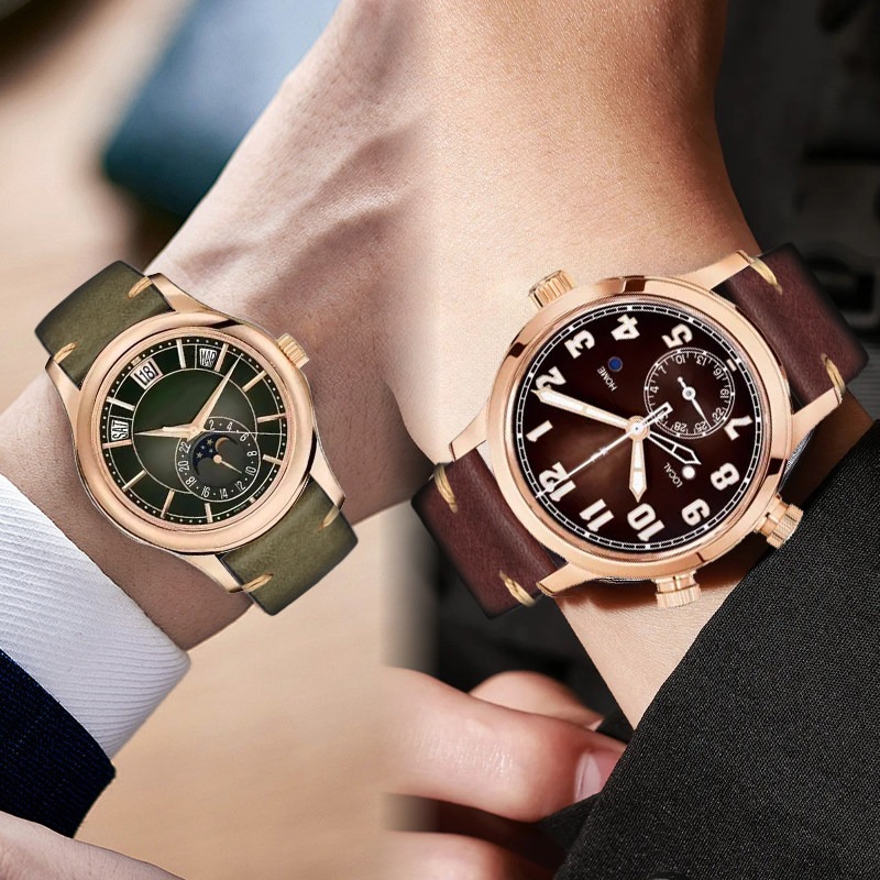 本革時計ストラップ オリジナル パテック フィリップ カラト - Patek Philippe Watch Calatrava のレビューと価格