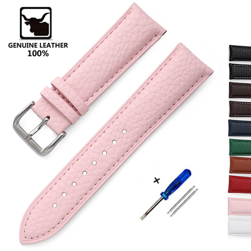ライチ柄ソフトレザー時計バンドブレスレット 14 ミリメート - Suede Strap Watch のレビューと価格