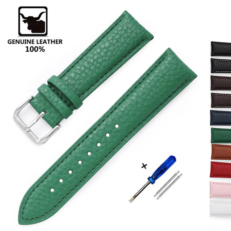 ライチ柄ソフトレザー時計バンドブレスレット 14 ミリメート - Suede Strap Watch のレビューと価格
