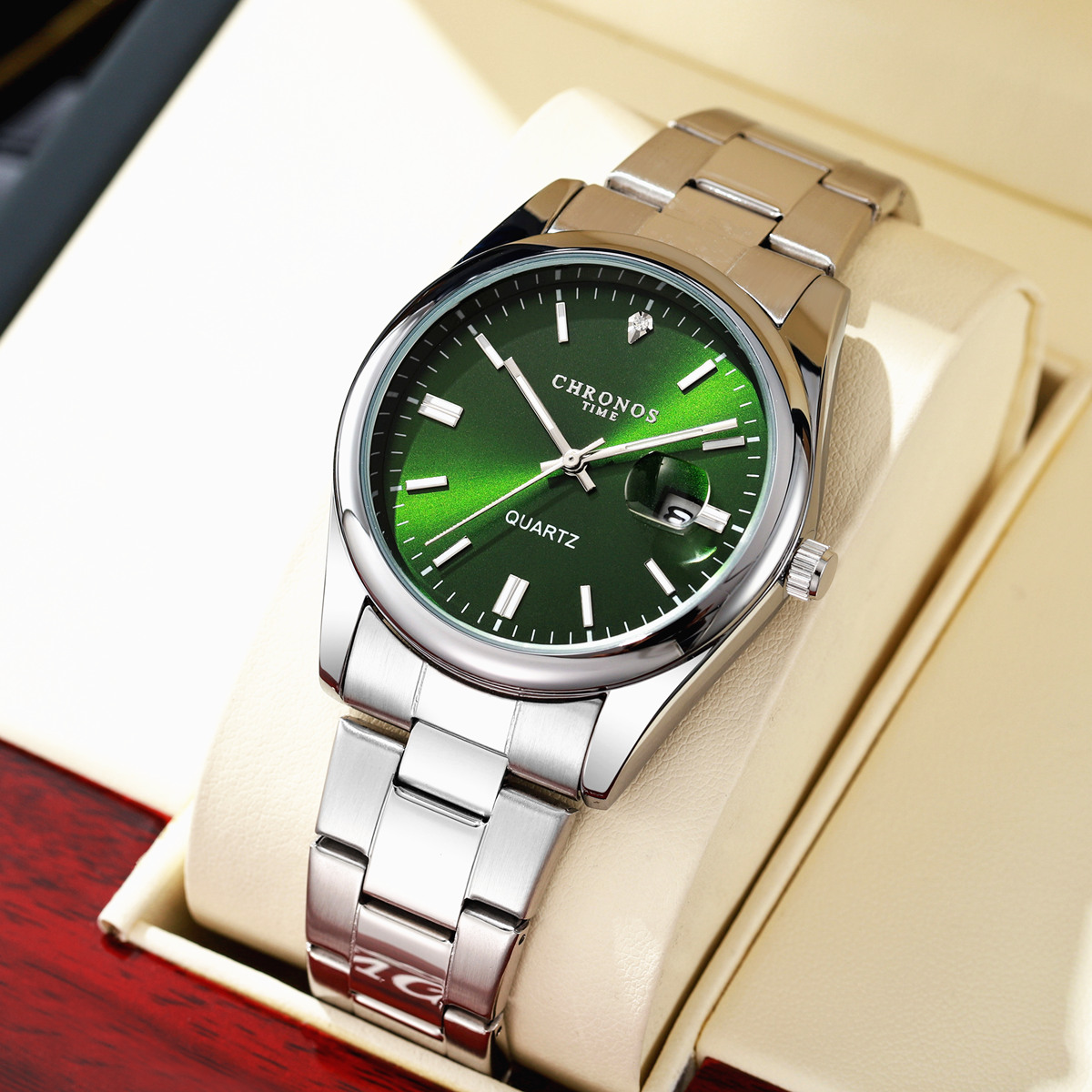 クロノストップブランドの高級男腕時計防水発光日付メンズ腕時計 - Rolex Watch Datejust のレビューと価格