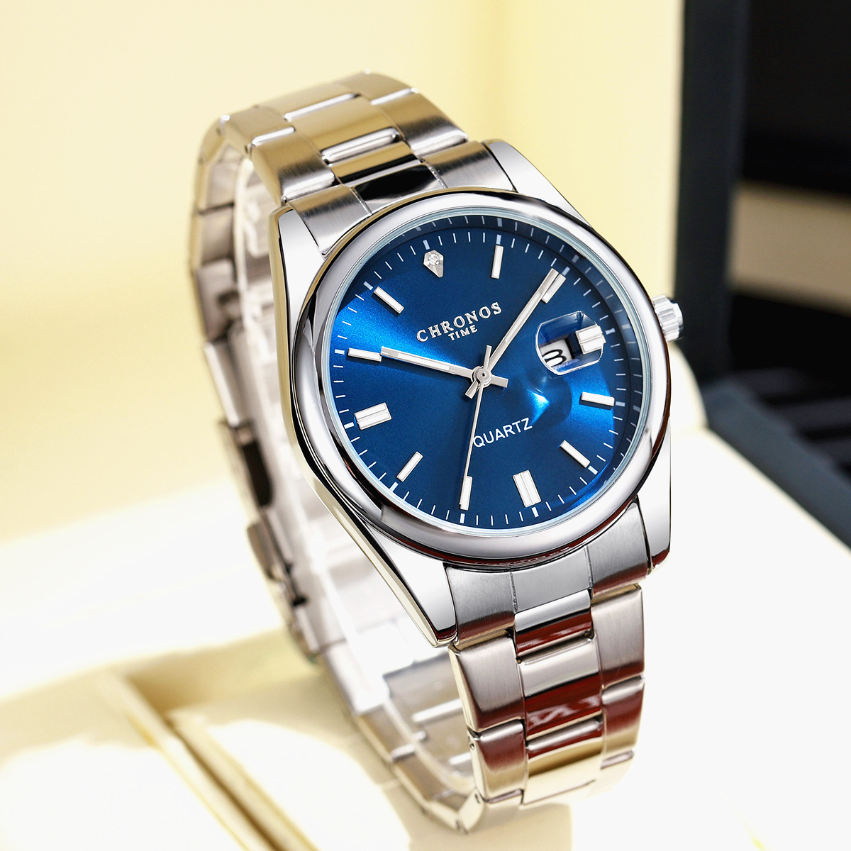 クロノストップブランドの高級男腕時計防水発光日付メンズ腕時計 - Rolex Watch Datejust のレビューと価格