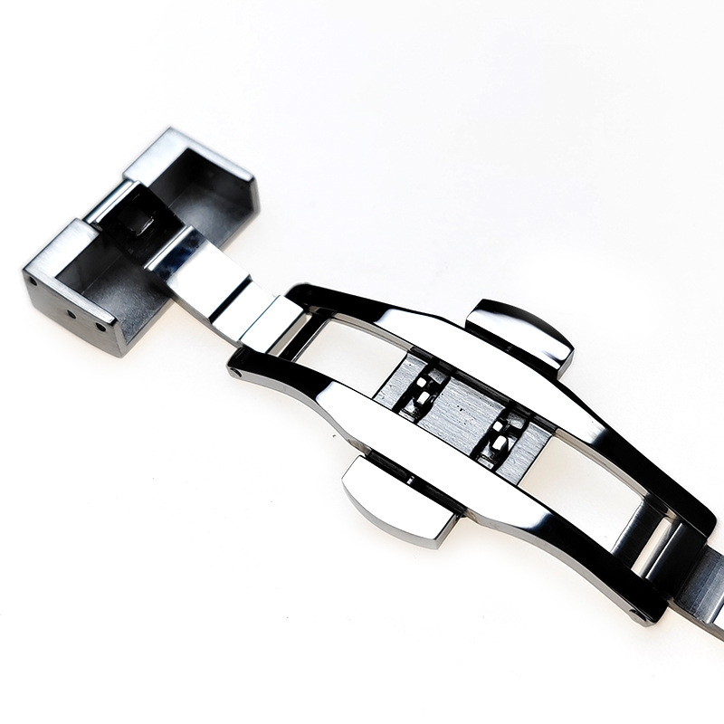 バタフライウォッチバックル,ステンレススチールバックル,ダブ - Butterfly Clasp Deployant のレビューと価格