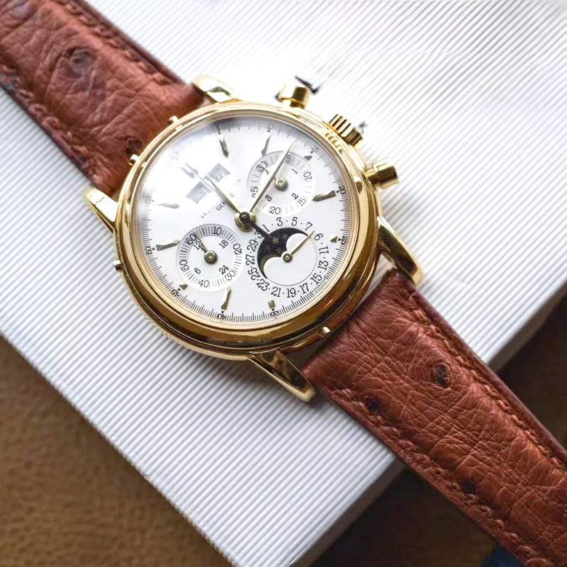 革時計バンド オーストリッチ柄 パテックフィリップ グランコ - Patek Philippe Watch Calatrava のレビューと価格
