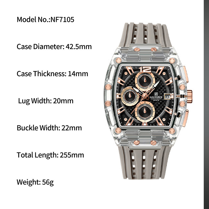新しい naviforce メンズクォーツ多機能腕時計ファッ - Rolex Watch Datejust のレビューと価格