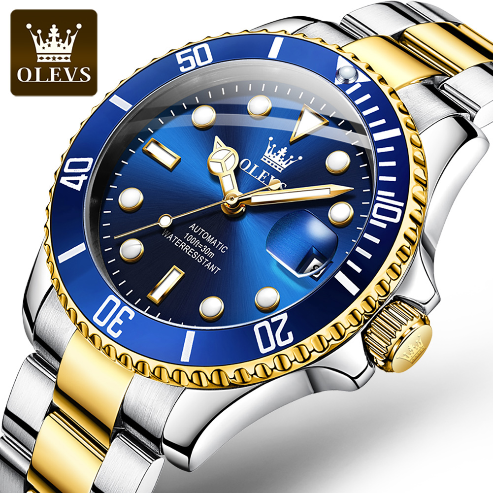 OLEVS 6650 メンズ腕時計クラシックオリジナル自動機 - Rolex Watch Datejust のレビューと価格