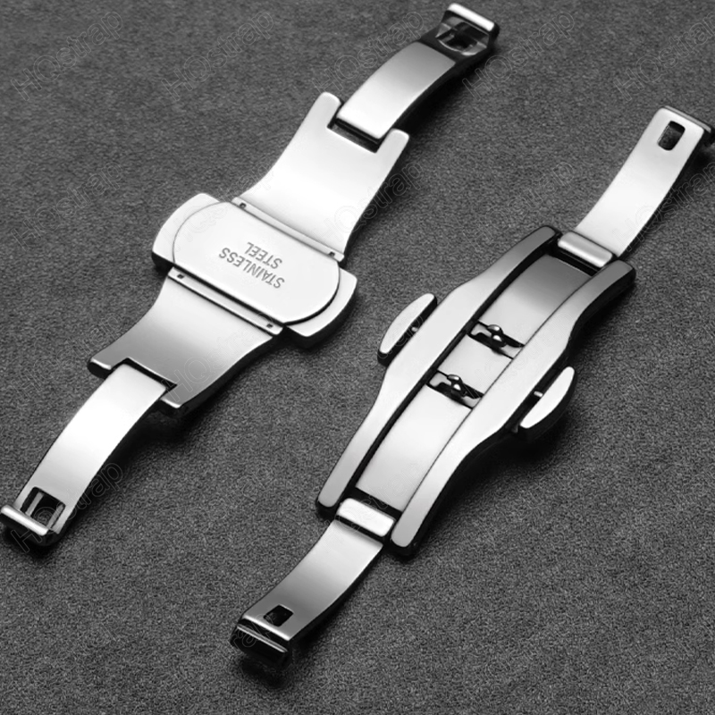 バタフライバックル,ダブルプレス,折りたたみ式バックル,スト - Butterfly Clasp Deployant のレビューと価格