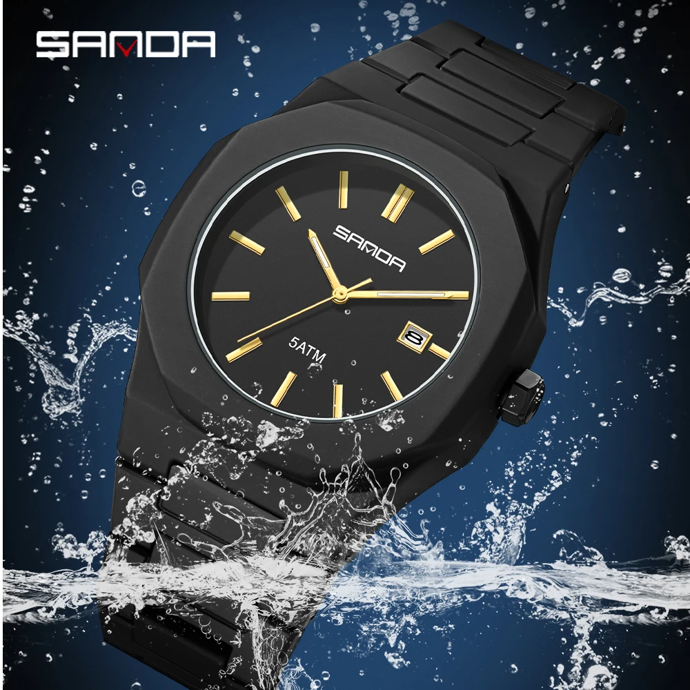 2025年サンダファッションメンズ＆レディースクォーツ腕時計 - Rubber Strap Diver のレビューと価格