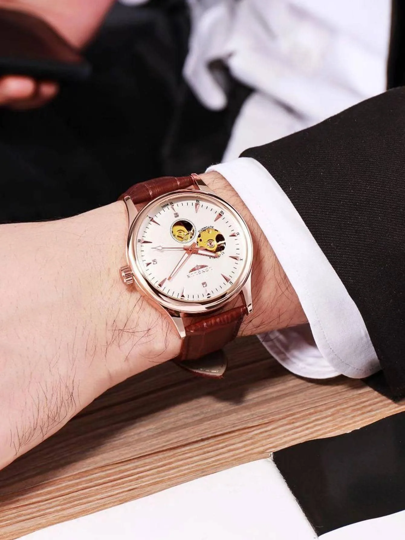 ロンラックス自動巻き腕時計 エレガントスタイル 卸売 機械式 - Seiko Watch 5 Sports のレビューと価格